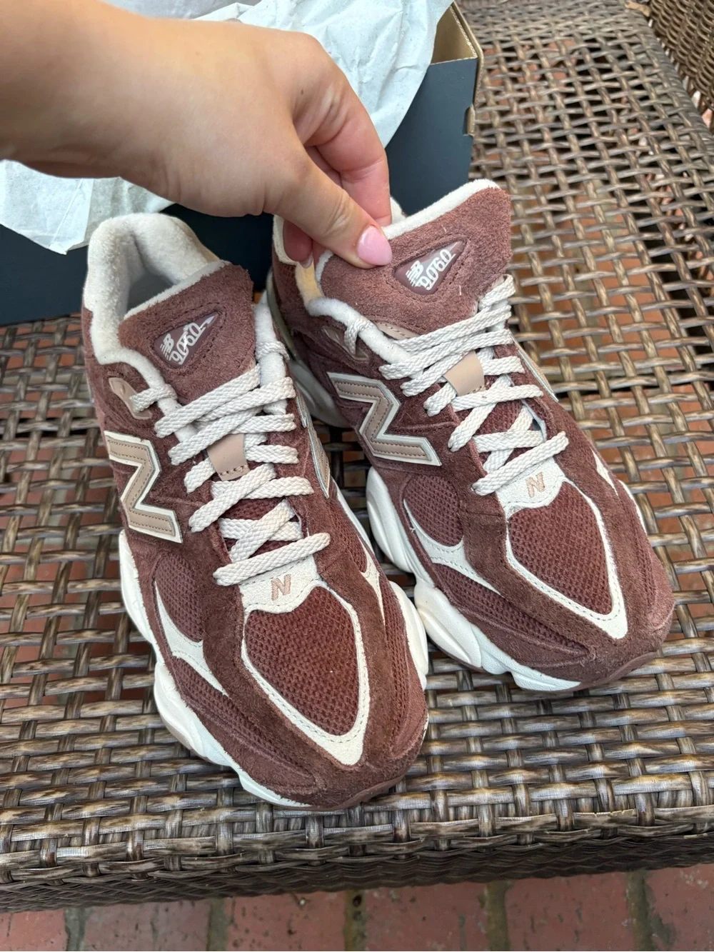 New Balance 9060 Rich Oakwood Timberwood NIB